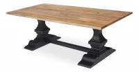 Стол обеденный Secret de Maison BLACK LABEL (mod. RD-001A) дерево акация, манго, мдф, высота 80см, столешница: ширина 110см, длина 220см, че. Фото №1