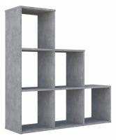 Стеллаж Polini Home Smart, серый. Фото №1