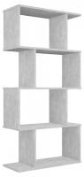 Стеллаж Polini Home Smart, серый. Фото №1