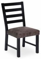 Стул Secret De Maison SATURN (mod. 4290-18VR) 48 х 63 х 95 см, черный, ткань: серый антик (поставляется по 2 шт). Фото №1