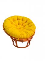 Кресло Папасан 23/01 с желтой подушкой. Фото №1