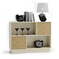 Узкая тумба NORA 3045.5 Vainilla/Nordico