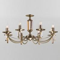 Подвесная люстра Eurosvet Volare 60087/8 античная бронза. Фото №1