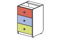 Комод три ящика Силуэт. Фото №1