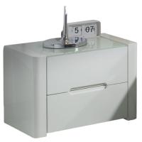 Тумба прикроватная DUPEN M-110 белая. Фото №1