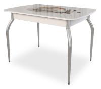 Танго Стол (обеденный) белый/Кофе. Фото №1