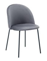 Стул С-962 серый бархат. Фото №1