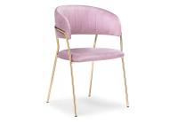 Стул Kamelia pink / gold. Фото №1
