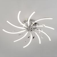 Потолочная люстра Eurosvet Windmill 90125/10 хром 97,5W. Фото №1