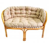 Подушка на диван "Багама" полная бежевая шенилл. Фото №1