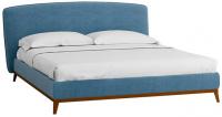 Кровать с ортопедическим основанием и ящиком Сканди Лайт 1.4 Сапфир. Фото №1