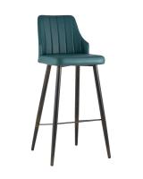 Стул барный Коналл экокожа темно-синий. Фото №1