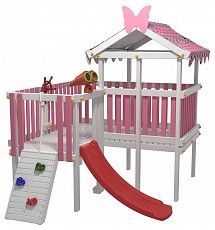 Комплекс игровой ДК8Р, розовый, серый. Фото №2