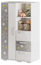 Тумба комбинированная Трио,белый. Фото №2