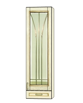 Шкаф настенный Злата ЗТ-4040/МВ (-01). Фото №2