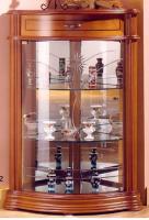 Угловая витрина со стеклом ref.52