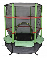 Батут AL-140 1400 мм, зеленый, черный. Фото №2