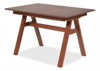 Стол раскладной Ricco (Рикко) основание бук, столешница мдф, 80x120+40x75см, Коричневый. Фото №1