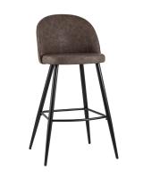 Стул барный Лион коричневая экокожа