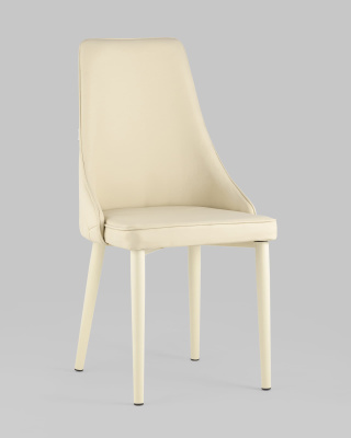 Стул Луис экокожа кремовый. Фото