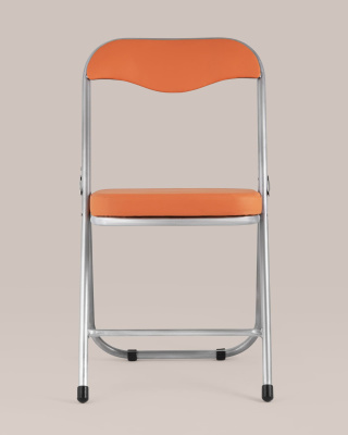 Стул складной ДЖОН металлик, оранжевый. Фото №5