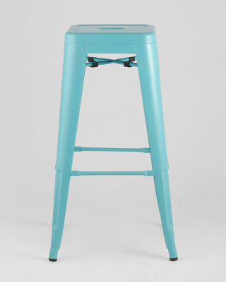 Стул барный TOLIX голубой матовый. Фото
