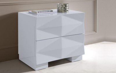 Тумба прикроватная М-153 белая. Фото №2