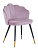 Стул Камилла велюр пепельно-розовый