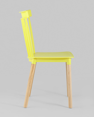 Стул Field пластик желтый. Фото