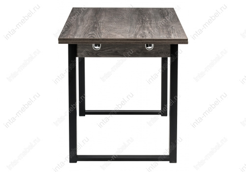 Стол деревянный Форли дуб рошелье / черный матовый. Фото №6