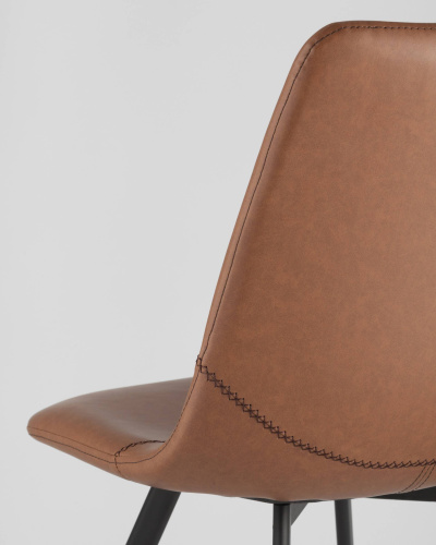 Стул Саксон коричневый. Фото №8