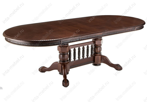 Стол деревянный Кантри орех с коричневой патиной. Фото №12