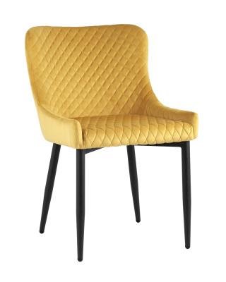 Стул Ститч велюр оранжевый. Фото