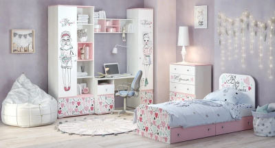 Комод Малибу,белый. Фото