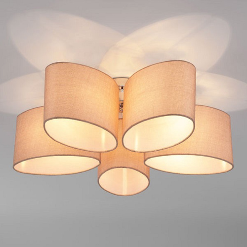 Потолочная люстра Eurosvet Elipse 60083/5 хром. Фото №2