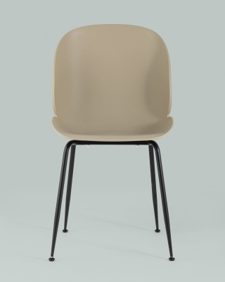 Стул Beetle пластик бежевый. Фото