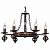 Подвесная люстра Arte Lamp Cartwheel A4550LM-6CK
