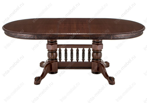 Стол деревянный Кантри орех с коричневой патиной. Фото №14