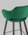 Стул барный Саймон велюр темно-зеленый. Фото №8