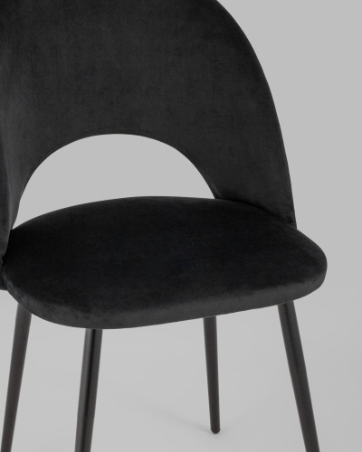 Стул Меган велюр черный. Фото №9