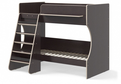 Кровать двухъярусная Р434 Капризун 3, древесина коричневая светлая дуб. Фото №4