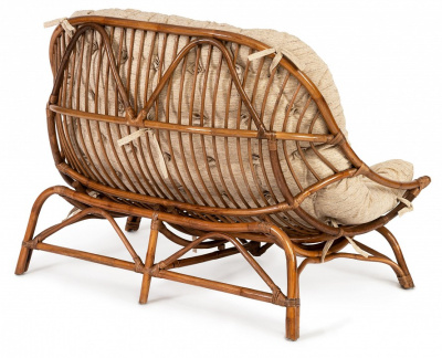 Софа VENICE / с подушкой / 132x105x90 см, coco brown (коричневый кокос), подушка ткань Старт. Фото №2