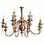 Подвесная люстра Arte Lamp Passoni A6097LM-12PB