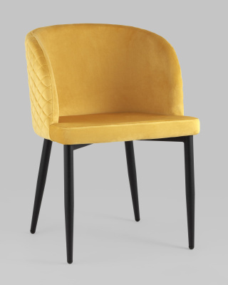 Стул Оскар велюр оранжевый. Фото №3