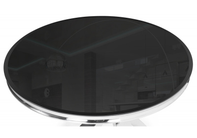 Стол стеклянный Komin 1 черный. Фото №5