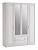 Белла Шкаф 4-створчатый белый/джелато софт