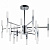 Люстра на штанге Arte Lamp Ramona A7410PL-24CC
