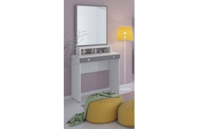 Полка настольная с зеркалом Силуэт. Фото