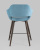 Стул полубарный Саймон велюр пыльно-голубой. Фото №6