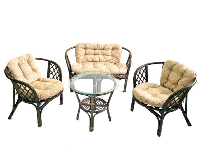 Комплект Багама с диваном и бежевыми подушками. Фото №5